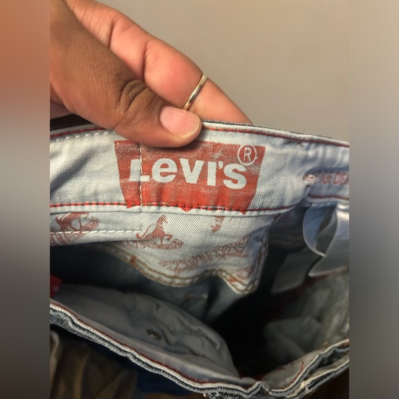 Levi’s jeans - selvedge denim medium blue factory faded/distressed 501 - Picture 9 of 14